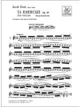 24 Etudes préparatoires op. 37 Zanettovich - Jacob Dont - Partition